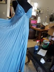 💜DRESSES! 70s 💜BLUE GOWN DRESS💜